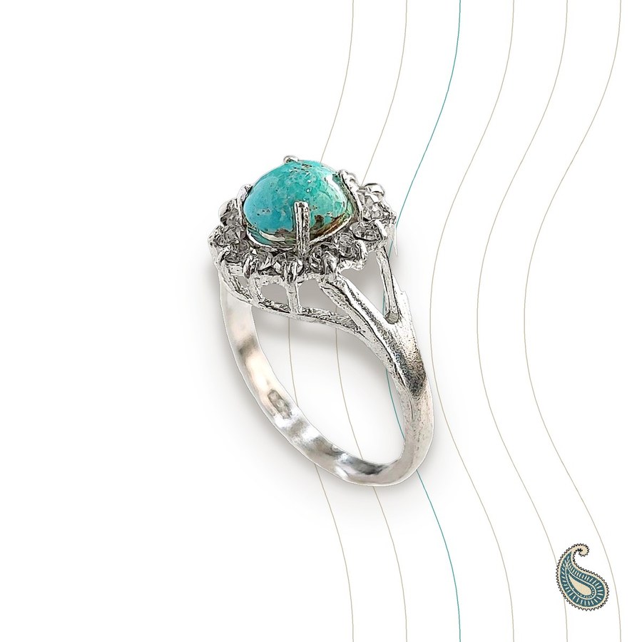 Silver & turquoise ring