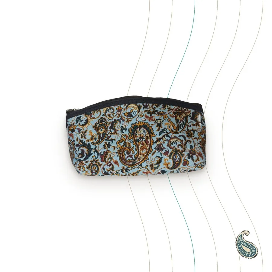 Pochette per trucchi in broccato
