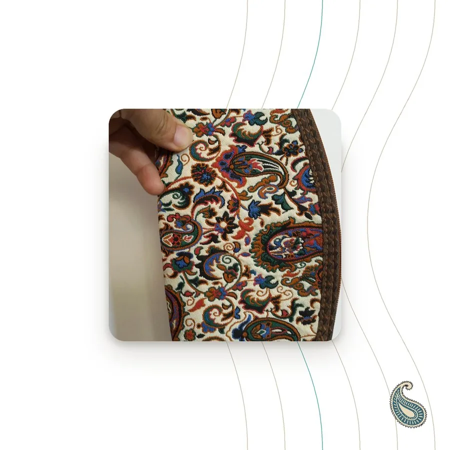 Pochette per trucchi in broccato